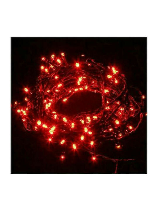 Programmable Christmas LED Light Red 8m