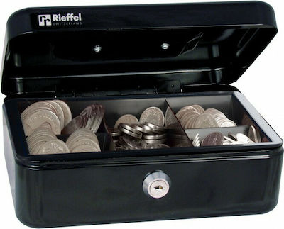 Rieffel Cash Box with Lock Black VT-GK 4 VT-GK 4 SCHWARZ