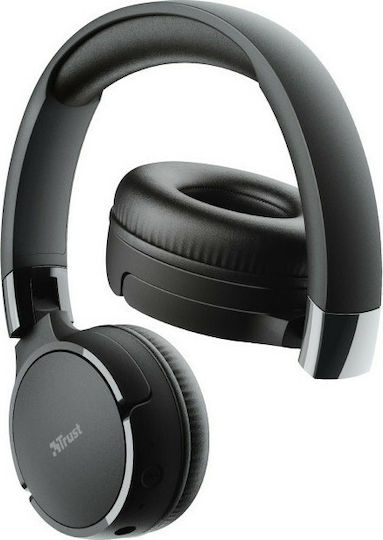 Trust Zena Wireless / Wired On Ear Headphones with 75 hours of Operation Black