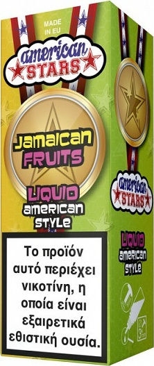 American Stars Lichid de Reumplere Gata Jamaican Fruits cu Aromă de Fructat 3mg 10ml