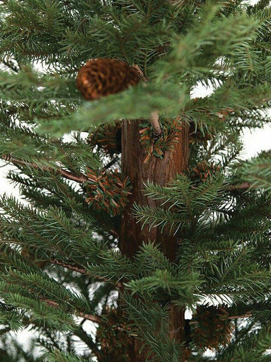 Christmas Tree Mountain Allpe Slim with Pinecones 200cm