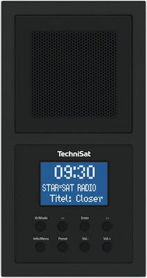 Technisat DigitRadio UP 1 Tabletop Radio Electric DAB+ with Bluetooth Black