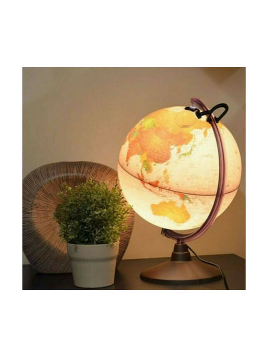 Nova Rico Illuminated World Globe Greek with Diameter 26cm Marco Polo