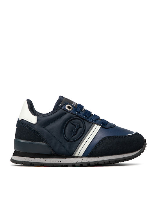 Trussardi Kids Sneakers Navy Blue