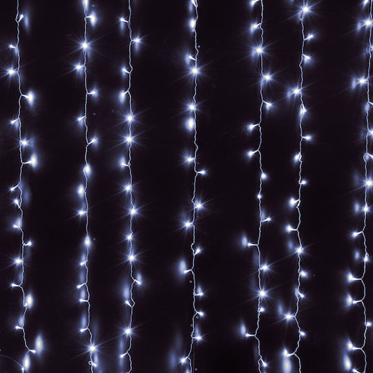 600 Λαμπάκια LED Κουρτίνα 3μ. x 600εκ. Ψυχρό Λευκό 600 Λαμπάκια LED Κουρτίνα 3μ. x 600εκ. Ψυχρό Λευκό