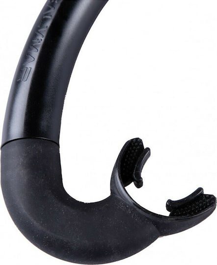 Salvimar Ellipsis Black Snorkel With Silicone Mouthpiece