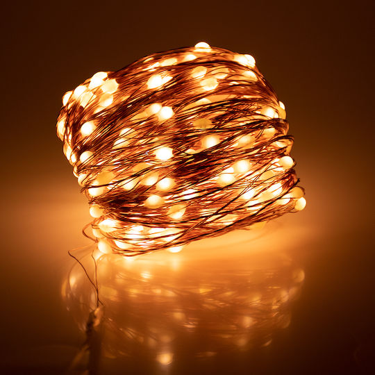 200 Lichterketten LED 20m. Warmes Weiß in Zeichenfolge 1Stück