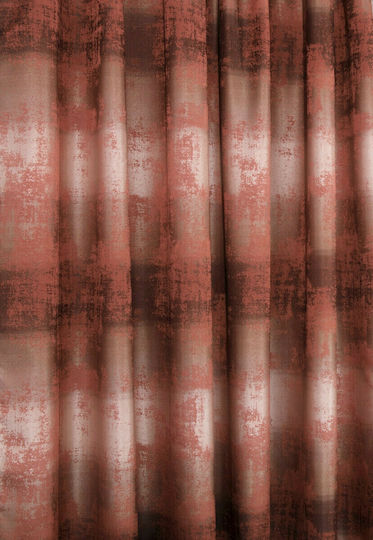 Anna Riska Perdea Cu Coafură Adelle 3 Terracotta 140x270 Cm