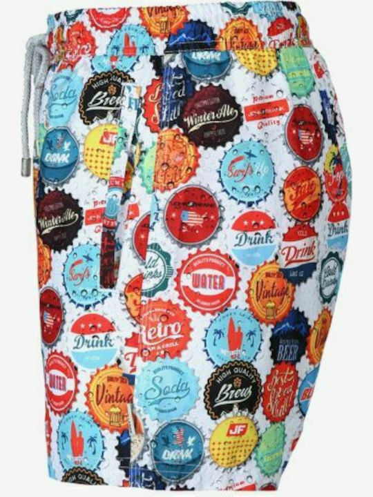 Beercap Men's Swimwear Shorts Multicolour with Patterns