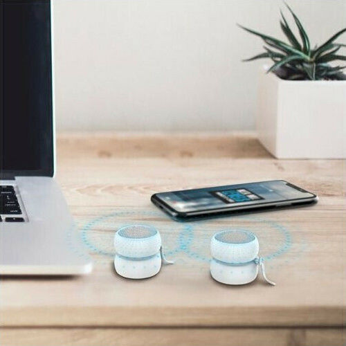 Xoopar Yoyo Stereo Ηχείο Bluetooth 6W με Διάρκεια Μπαταρίας έως 4 ώρες Λευκό