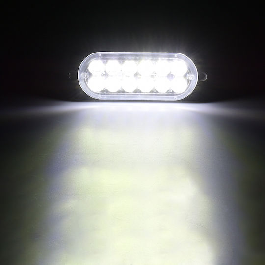 GloboStar Car Signaling Bar LED 12 / 24V Waterproof 67cm with White Lighting