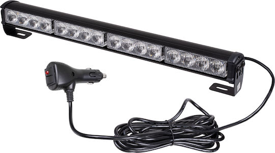 GloboStar Car Signaling Bar LED 10 - 30V Waterproof 45cm with Orange Lighting