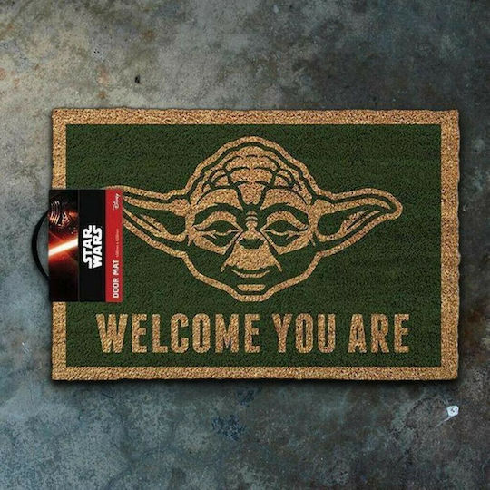 Pyramid International Doormat from Coconut Fiber Star Wars: Yoda (Welcome you are) Black 40x60cm GP85052 Black