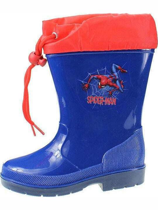 Disney Kids Wellies Spiderman Blue