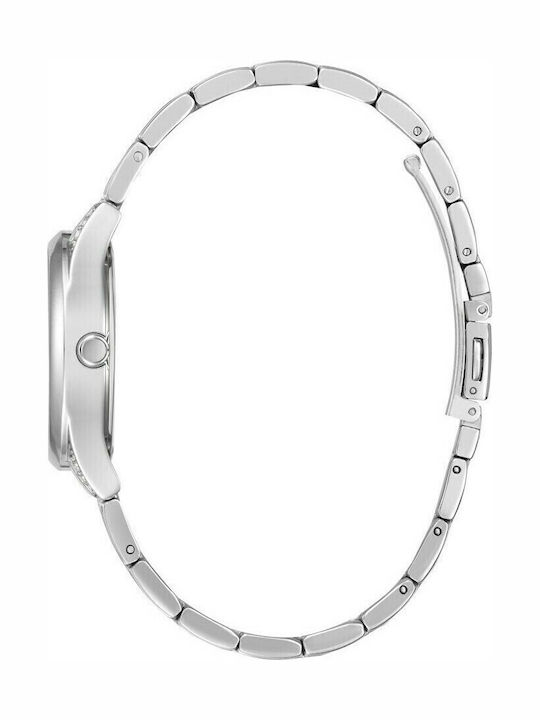 Guess Aura Women's Watch with Silver Metal Bracelet