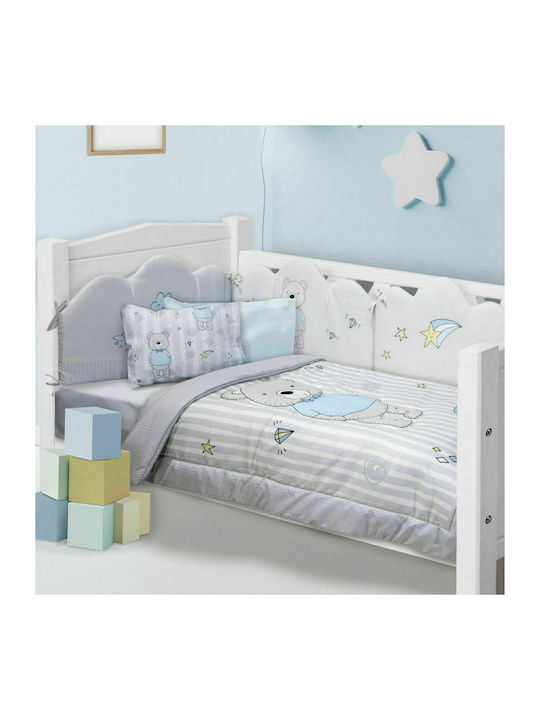 Das Home 4767 Bettdecke Für Krippe Mikrofaser Gray 110x150cm