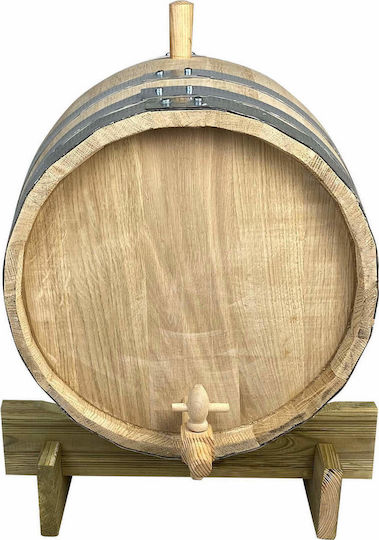 Tesias Wine Wooden Barrel with Tap 30lt 0730