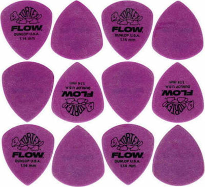 Dunlop Guitar Picks Tortex Flow Thickness 1.14mm Set 12pcs