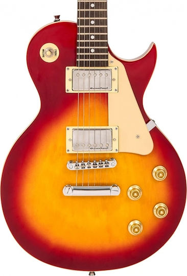 Encore E99 Ηλεκτρική Κιθάρα Single Cut με HH Διάταξη Μαγνητών Cherry Sunburst