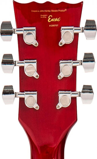 Encore E99 Ηλεκτρική Κιθάρα Single Cut με HH Διάταξη Μαγνητών Cherry Sunburst