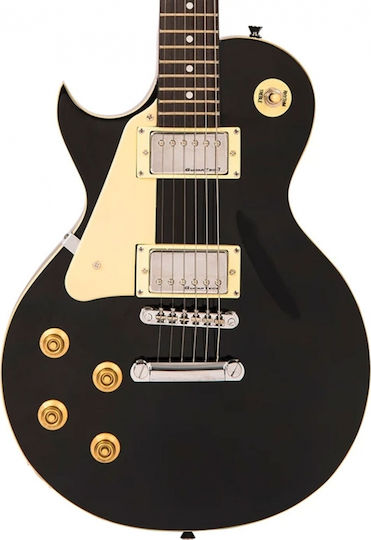 Encore E99 Electric Guitar for Left-handed Single cut with HH Pickup Configuration Black