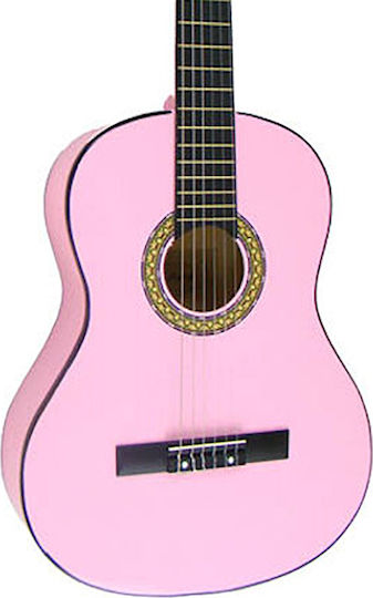 Cortez CG821 3/4 Pink Kids Classical Guitar 3/4 Pink