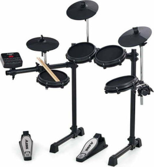 Alesis Електронни Барабани Turbo Mesh Kit в Черен Цвят с Палки
