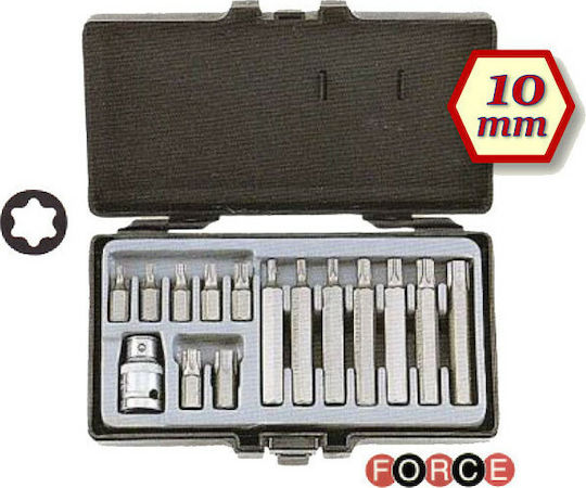 Force Set 15 Screwdriver Bits Torx Torx