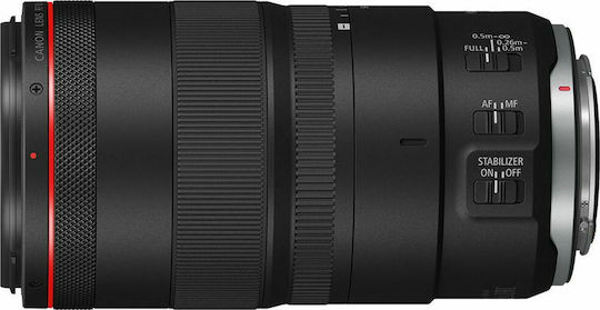 Canon Voller Rahmen Kameraobjektiv 100mm f/2.8L IS USM Teleobjektiv / Makro für Canon RF Mount Black