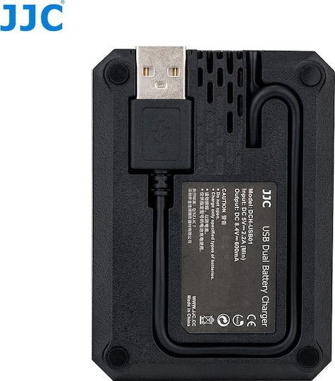 JJC Double Battery Charger DCH-LPE17 Compatible with Canon