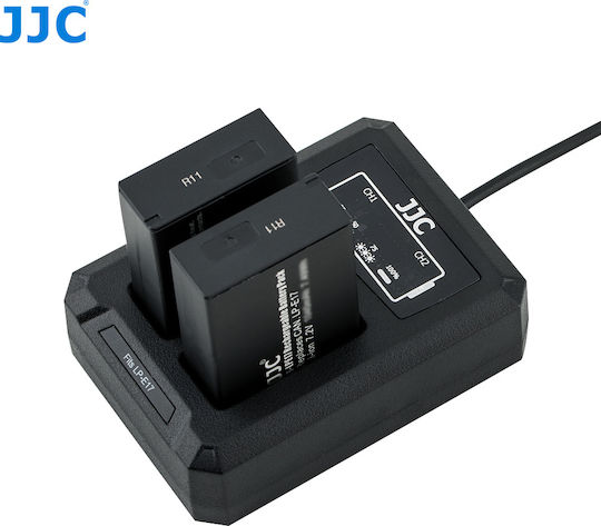 JJC Double Battery Charger DCH-LPE17 Compatible with Canon