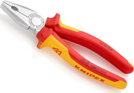 Knipex Plier Straight Electrician Length 200mm