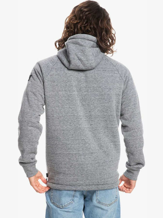 Quiksilver Kurow Ανδρική Φούτερ Ζακέτα με Κουκούλα Γκρι EQYFT04433SJSH