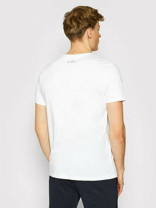 4F Men's Athletic T-shirt Short Sleeve White