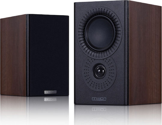 Mission LX-3 MKII Ζεύγος Ηχείων Hi-Fi Βιβλιοθήκης 60W 2 Δρόμων Π22.6xΒ30.8xΥ34.5εκ. Καρυδιά