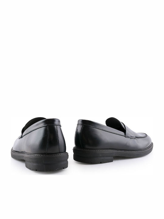 569 Men's Leather Casual Shoes Black