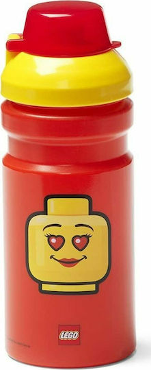 LEGO Iconic Girl Πλαστικό Παιδικό Σετ Φαγητού Κόκκινο 17 x 13.5εκ.