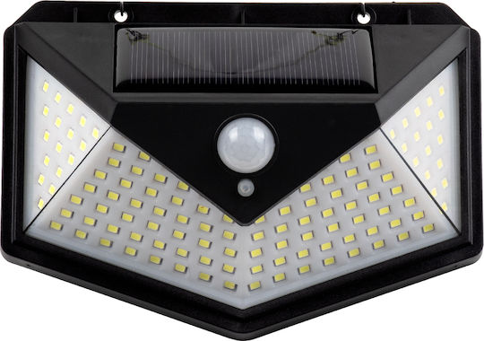 GloboStar Wall Mounted Solar Light 10W 1000lm Cold White 6000K with Motion Sensor and Photocell IP65
