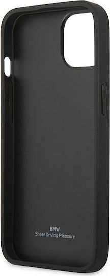 BMW Leather Curve Perforate Back Cover Δερμάτινο / Πλαστικό Κόκκινο (iPhone 13 mini)