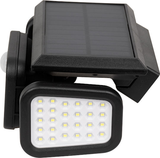 GloboStar Στεγανός Ηλιακός Προβολέας LED 40W Ψυχρό Λευκό 6000K με Αισθητήρα Κίνησης και Φωτοκύτταρο IP65