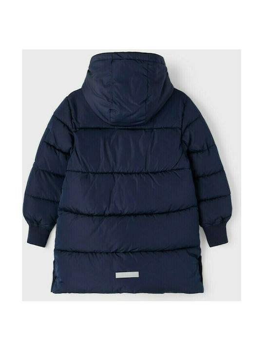 Name It Kinderparka Lang mit Kapuze Blau