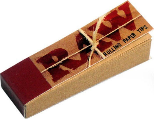 Raw Cone Tips 60mm 1.8cm Brown 50 Pieces