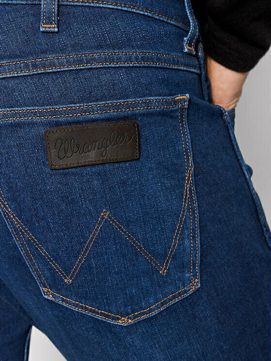 Larston Ανδρικό Παντελόνι Τζιν με Slim Tapered Εφαρμογή Navy Μπλε