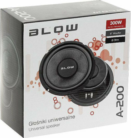 Blow Woofer Ηχείου A-200 8" Αντίστασης 8Ω