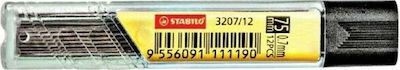 Stabilo 12 Verpackungen x 12 Minen für Bleistifte 3207 Stärke 0.7mm Typ HB