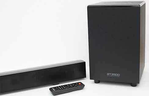 Sonic Gear BT-3500 Soundbar 2.1 Bluetooth και HDMI 30W με Ασύρματο Subwoofer και Τηλεχειριστήριο Μαύρο