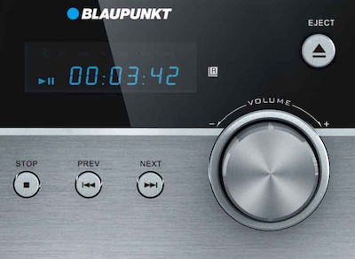 Blaupunkt Ηχοσύστημα 2.2 MS12BT 10W με CD / Digital Media Player και Bluetooth Ασημί