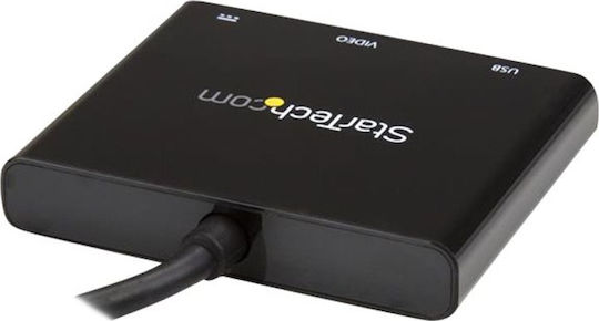 StarTech USB-C Докинг станция с HDMI 4K PD Черен (CDP2HDUACP)