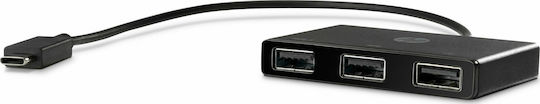 HP Hub 3 Θυρών USB 3.0 με σύνδεση USB-C