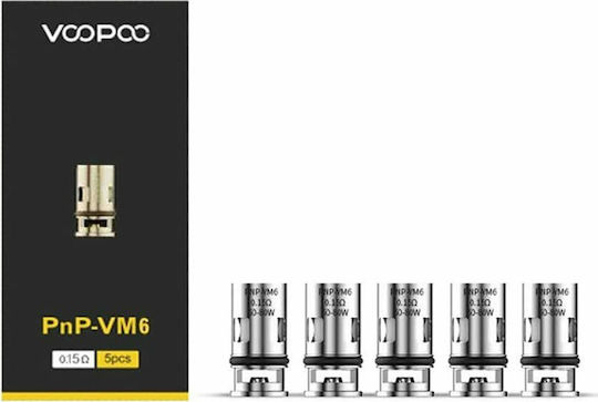 Voopoo PnP VM6 Rezistență pentru Țigări Electronice 0.15ohm (DL) 1buc